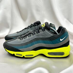 Nike Air Max 95 Grey Volt Men's Sz 10 Sneakers Shoes 616190-007